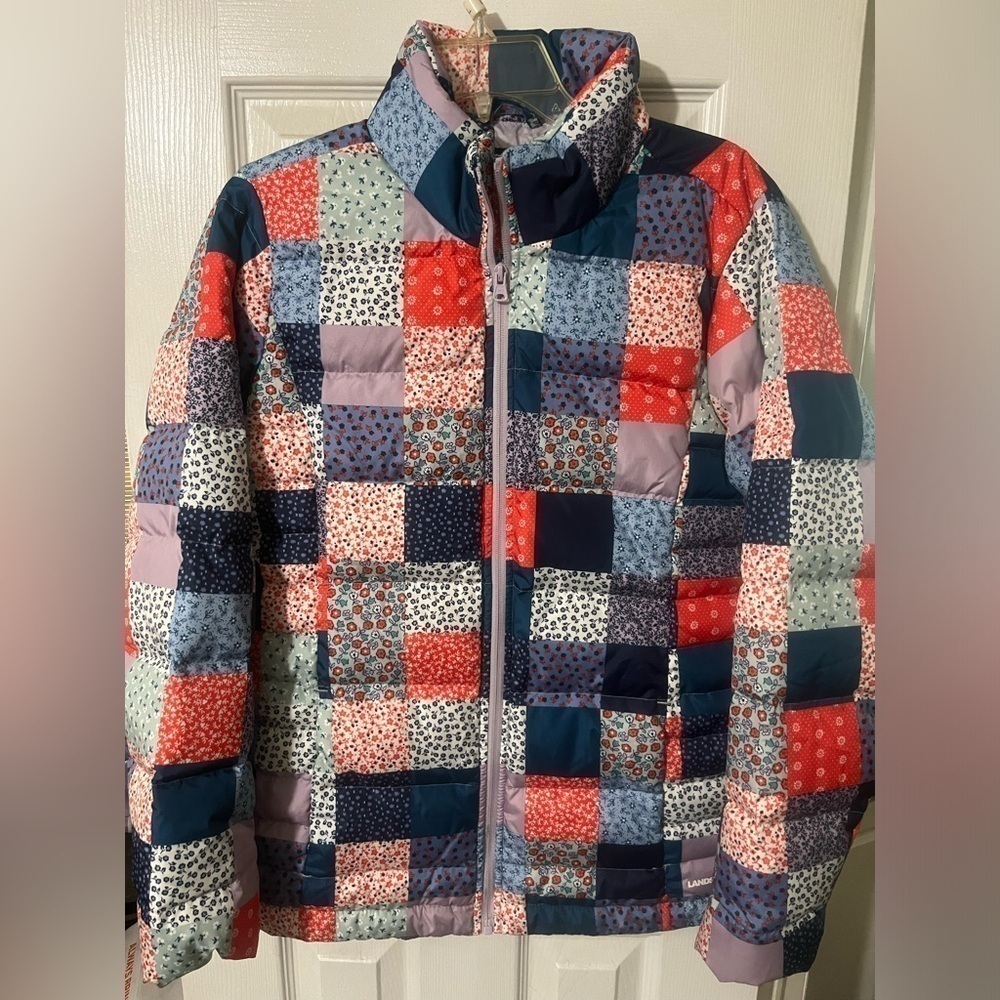 COPY - Lands’ End Women’s Quilted Print Puffer Jacket Size Medium (10-12) NWT